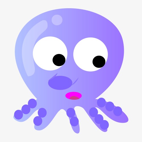 卡通章鱼煲矢量素材