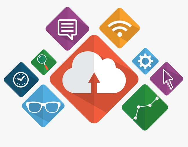 矢量扁平化云盘下载