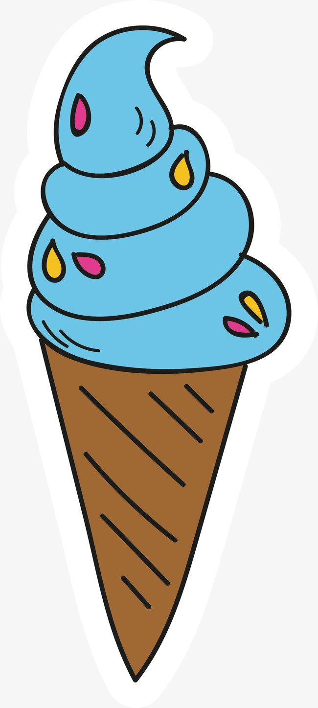 点击右侧免费下载按钮可进行 创意冰淇淋矢量图png图片素材高速下载.