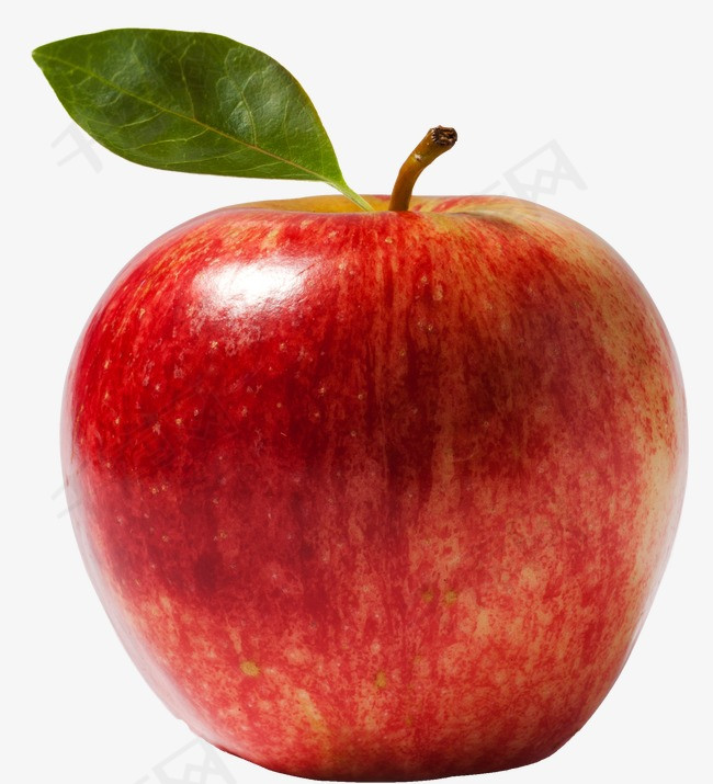 一颗大苹果红色水果苹果红苹果