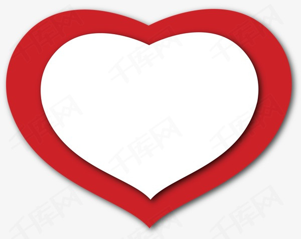 空心爱心图案_空心爱心图案画法