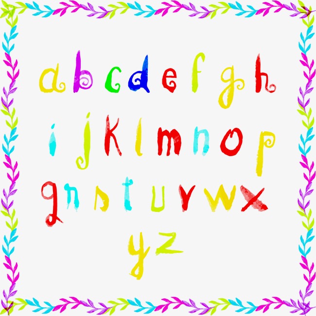 矢量拼音字母插图