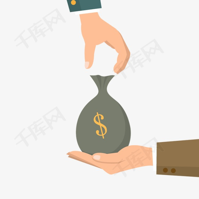 矢量金钱交易素材图片免费下载_高清卡通手绘psd_千库