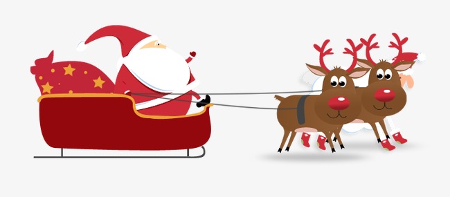 高清png海报素材免费下载,本次圣诞老人麋鹿作品为设计师创作,格式为
