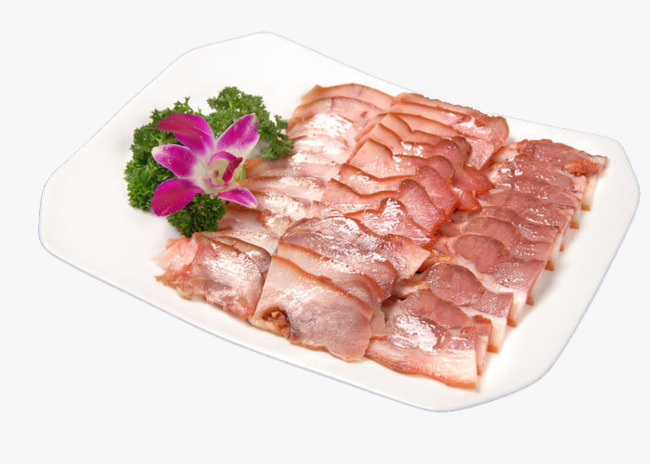 祭祀食物猪头肉矢量免抠