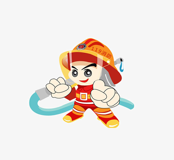 卡通消防叔叔素材图片免费下载_高清图片png