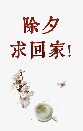除夕求回家字