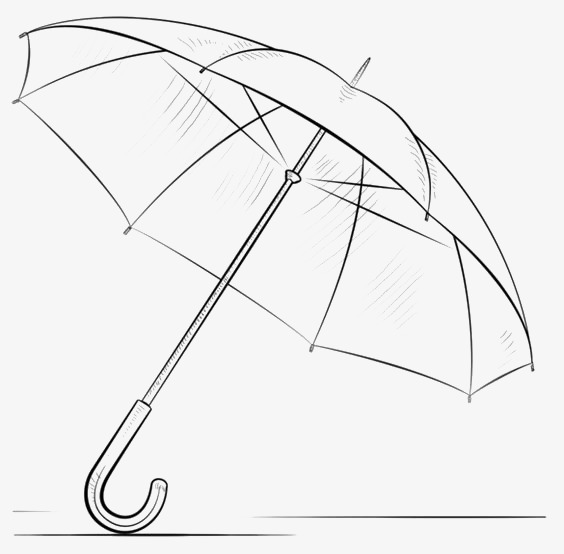 手绘雨伞素材图片免费下载_高清卡通手绘png
