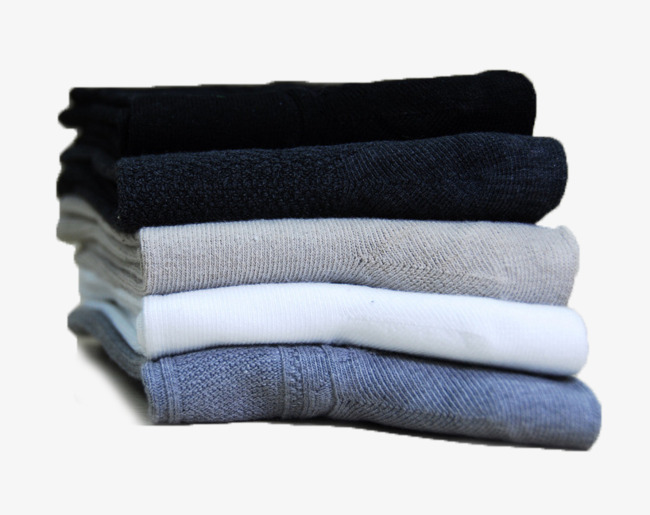 一摞叠好的袜子