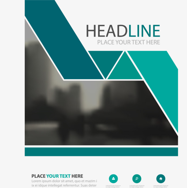 几何拼接商务策划书封面素材图片免费下载_高