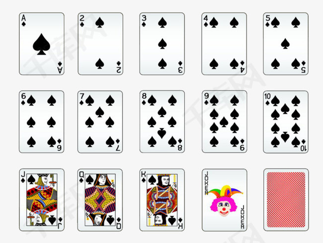 纸牌玩法素材图片免费下载_高清装饰图案psd