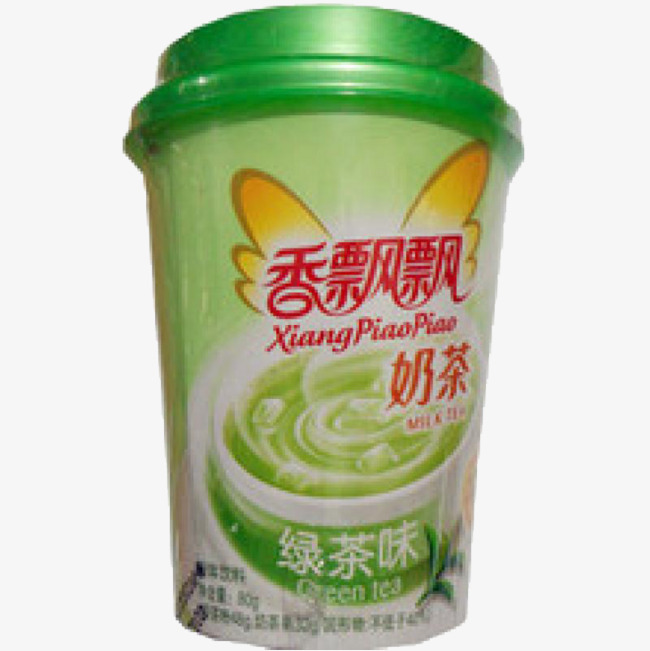 绿茶味香飘飘奶茶