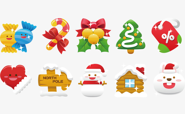 圣诞挂饰矢量素材png素材-90设计