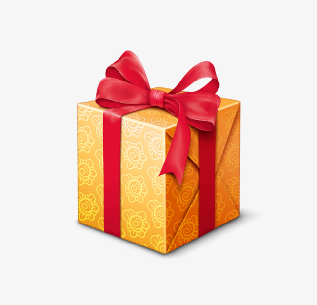 礼物包装盒【高清装饰元素png素材】-90设计