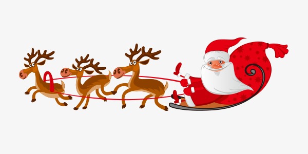高清png海报素材免费下载,本次圣诞老人麋鹿作品为设计师创作,格式为