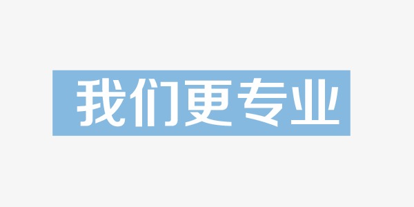 我们更专业艺术字