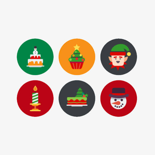 圣诞节装饰小元素【高清装饰元素png素材】-90设计