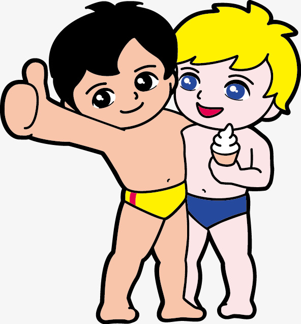 海尔兄弟卡通画素材图片免费下载_高清卡通手绘png_千库网(图片编号5678068)