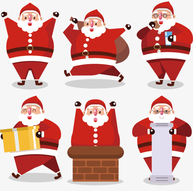 887*878 90设计提供高清png海报素材免费下载,本次圣诞老人卡通矢量图