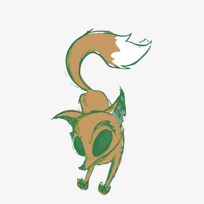 黄色狐狸图片素材png  分类:手绘动漫 类目:其他 格式:png 体积:0