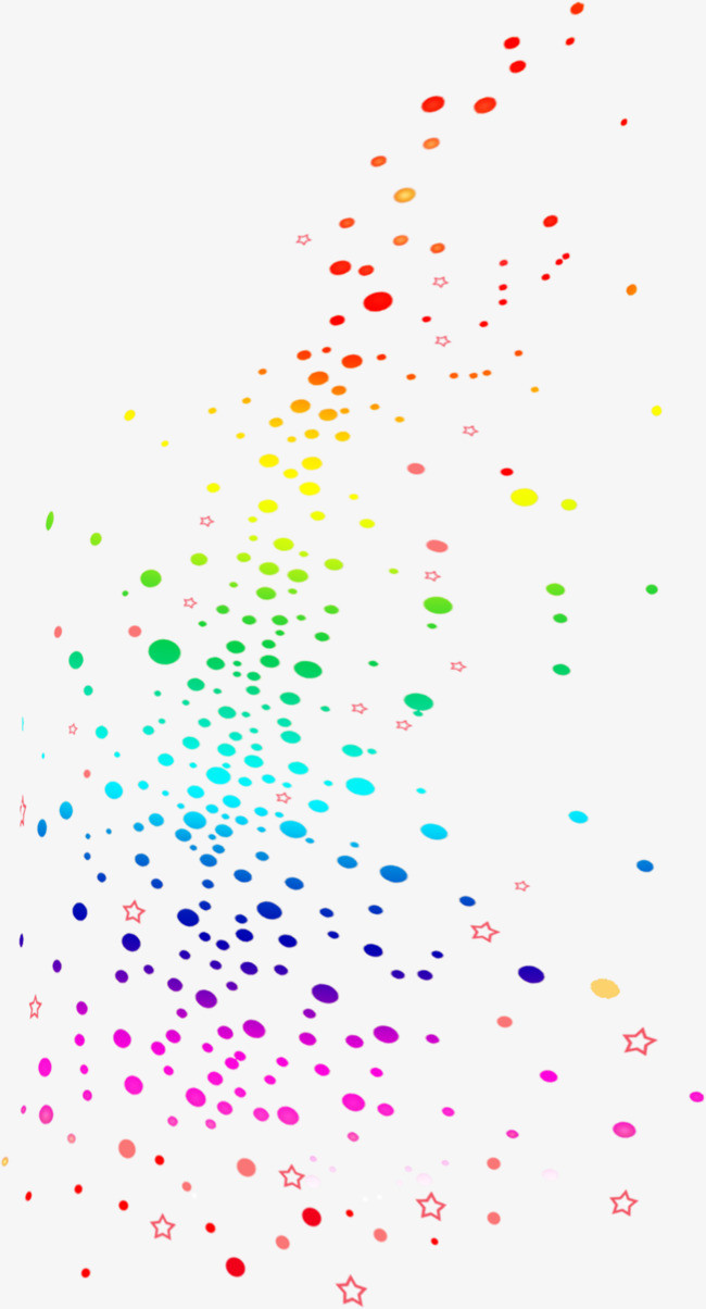 炫彩斑点圆点素材图