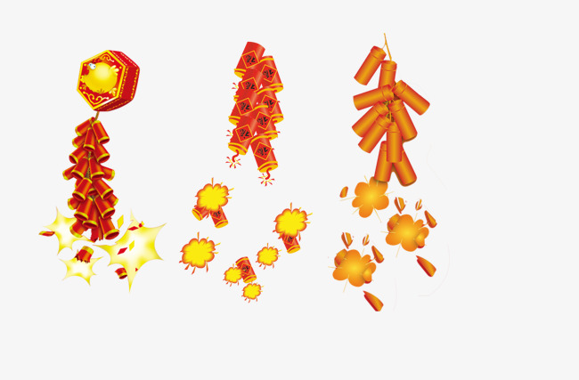 新年鞭炮素材