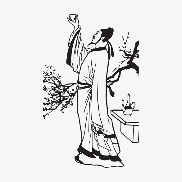 李白手绘图片大全