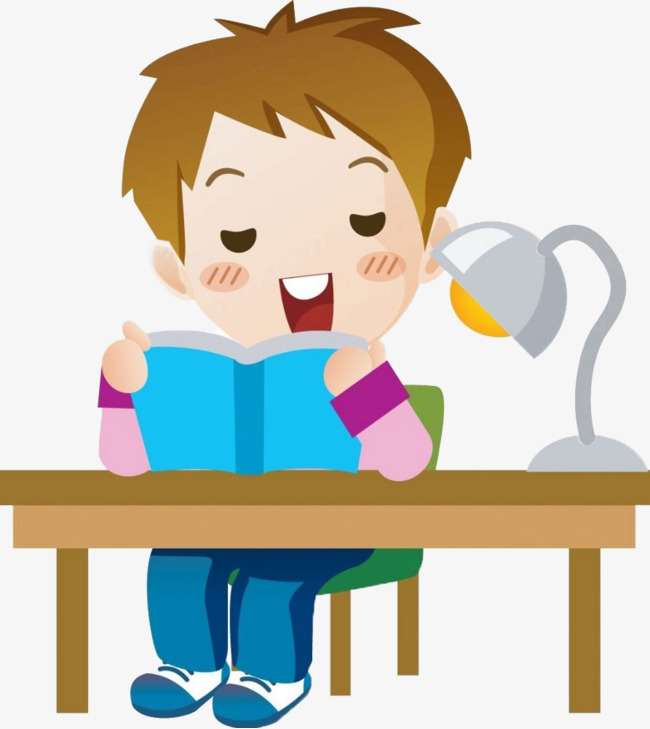 学生完成阅读作业