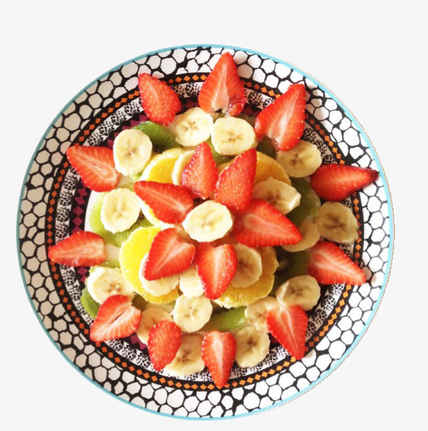 水果拼盘艺术拼盘草莓香蕉素材图片免费下载_