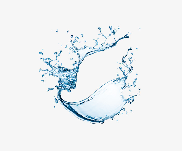 水波水纹水花泼洒水珠设计