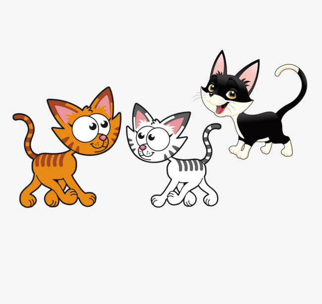 图片 ></p></a> 【png】 三个颜色不同的小猫咪  分类:手绘动漫 类目:其他