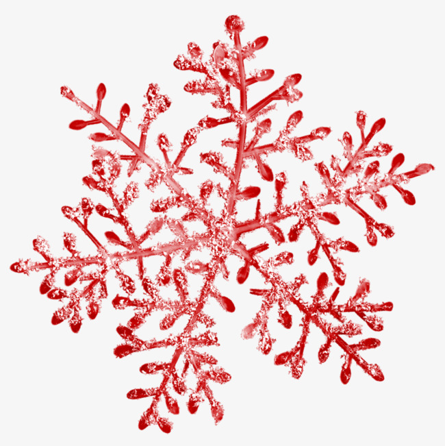 红色雪花片素材图片免费下载_高清卡通手绘png_千库网(图片编号6208342)