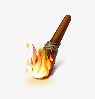 卡通火炬火把素材