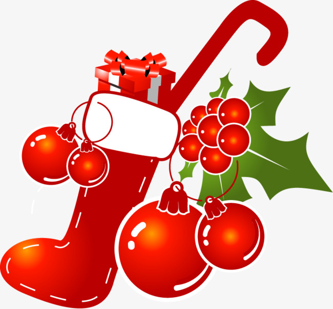 圣诞节挂件礼物png矢量素材