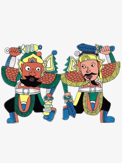 门神简笔画极简