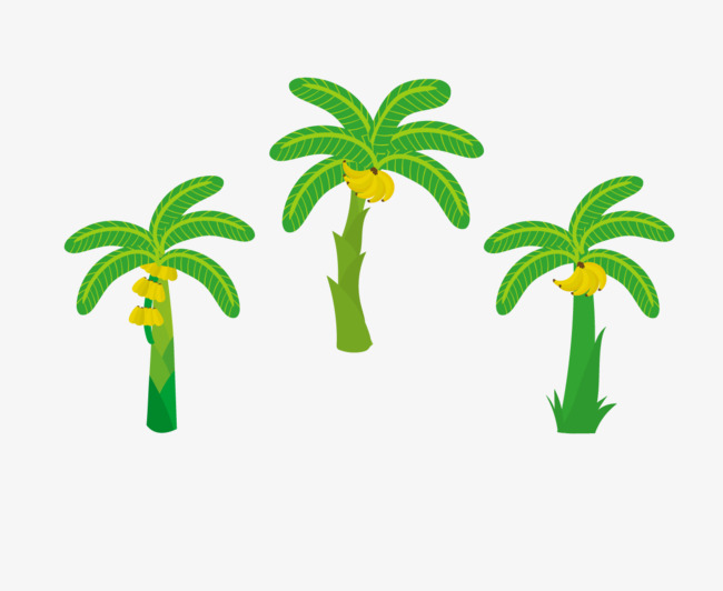 卡通香蕉树素材图片免费下载_高清装饰图案p