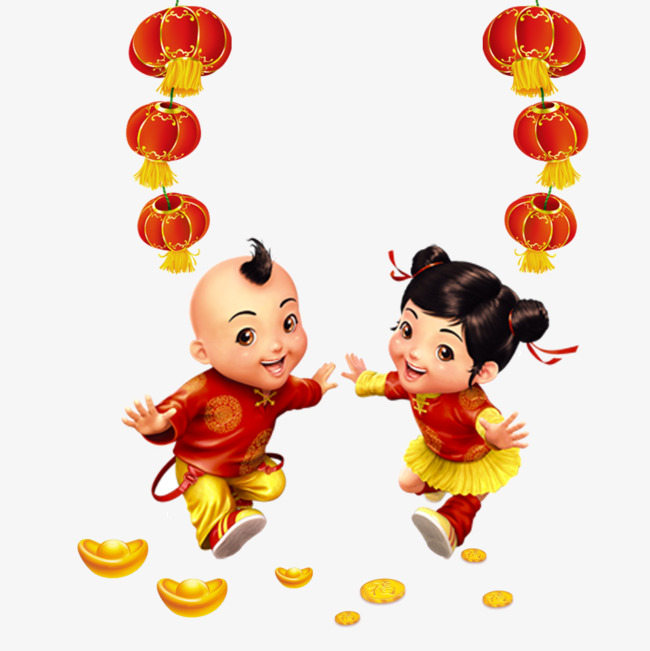 春节 过年 放鞭炮 喜庆