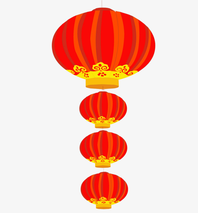 90设计提供高清png海报素材免费下载,本次灯笼元旦素材免抠图作品为