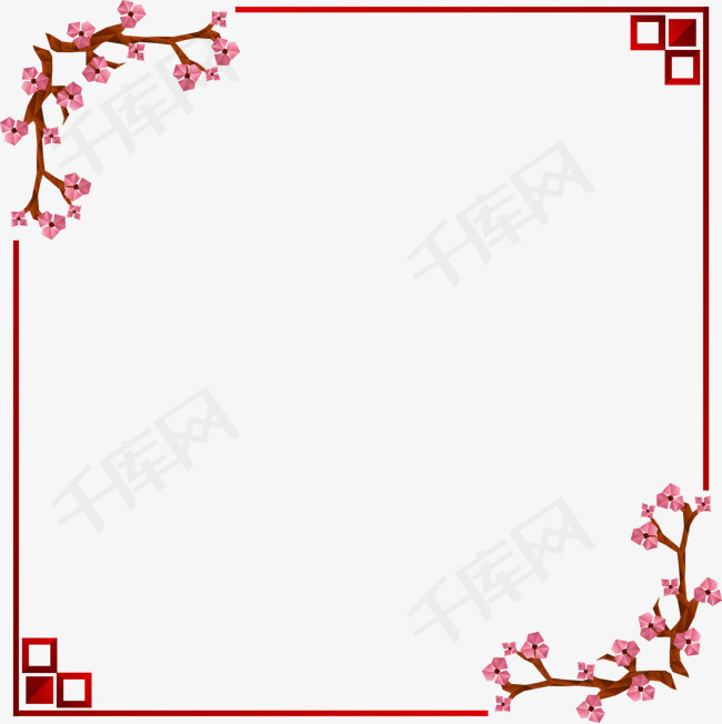 矢量中国风边框