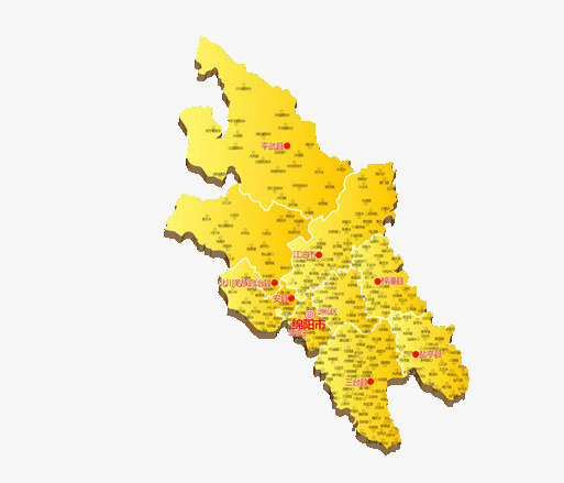 四川绵阳立体地图图片