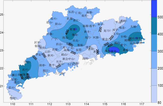 广东省蓝色气象地图素材图片免费下载 高清图片png 千库网 图片编号6533532 