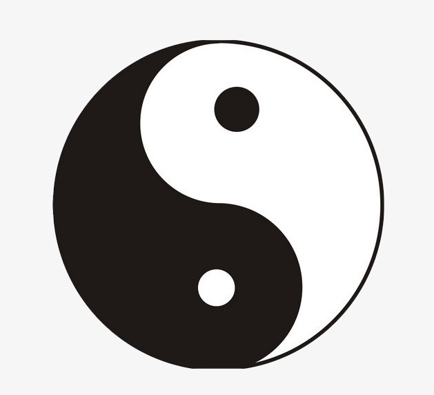 阴阳太极图png素材-90设计