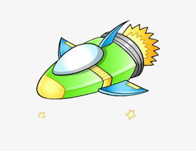 卡通宇宙飞船