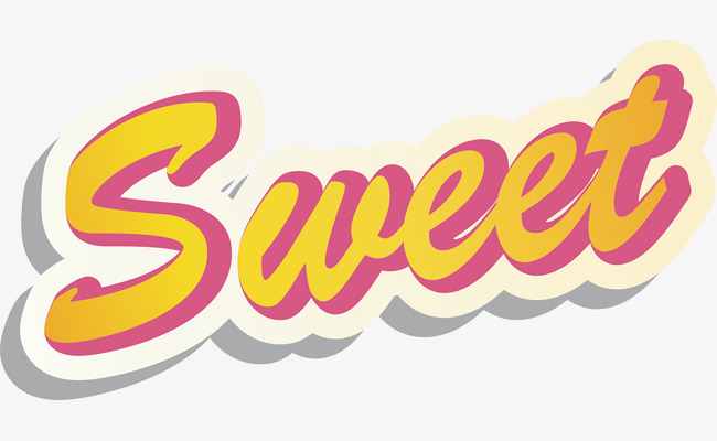 sweet艺术字