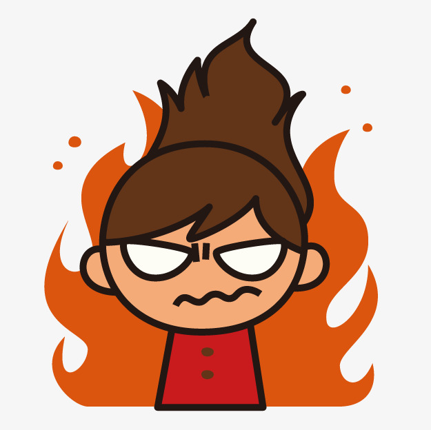 卡通生气女孩素材图片免费下载_高清装饰图案png_千库网(图片编号6679166)