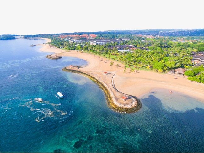 巴厘岛努沙杜瓦全景图