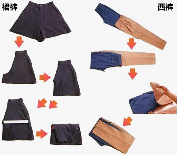 内衣的叠法_叠衣服图片