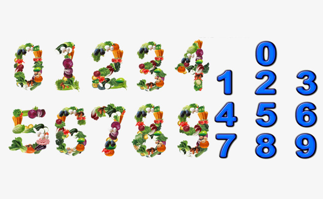 数字素材123456