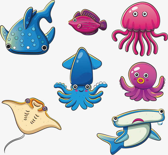 海底生物鱼类