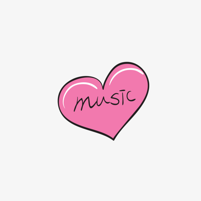 红色爱心音乐图案素材图片免费下载_高清漂浮素材png